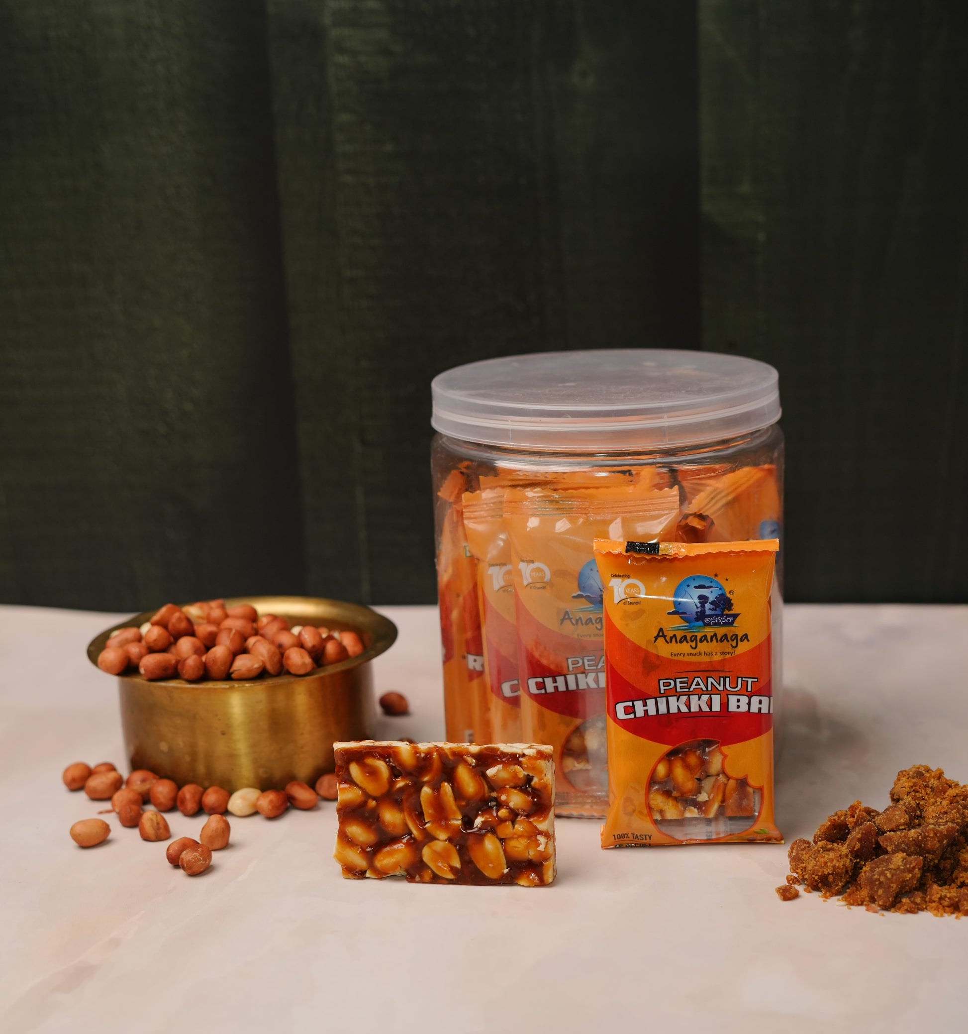 Peanut Chikki (Pack of 15) – Healthy Indian Sweet