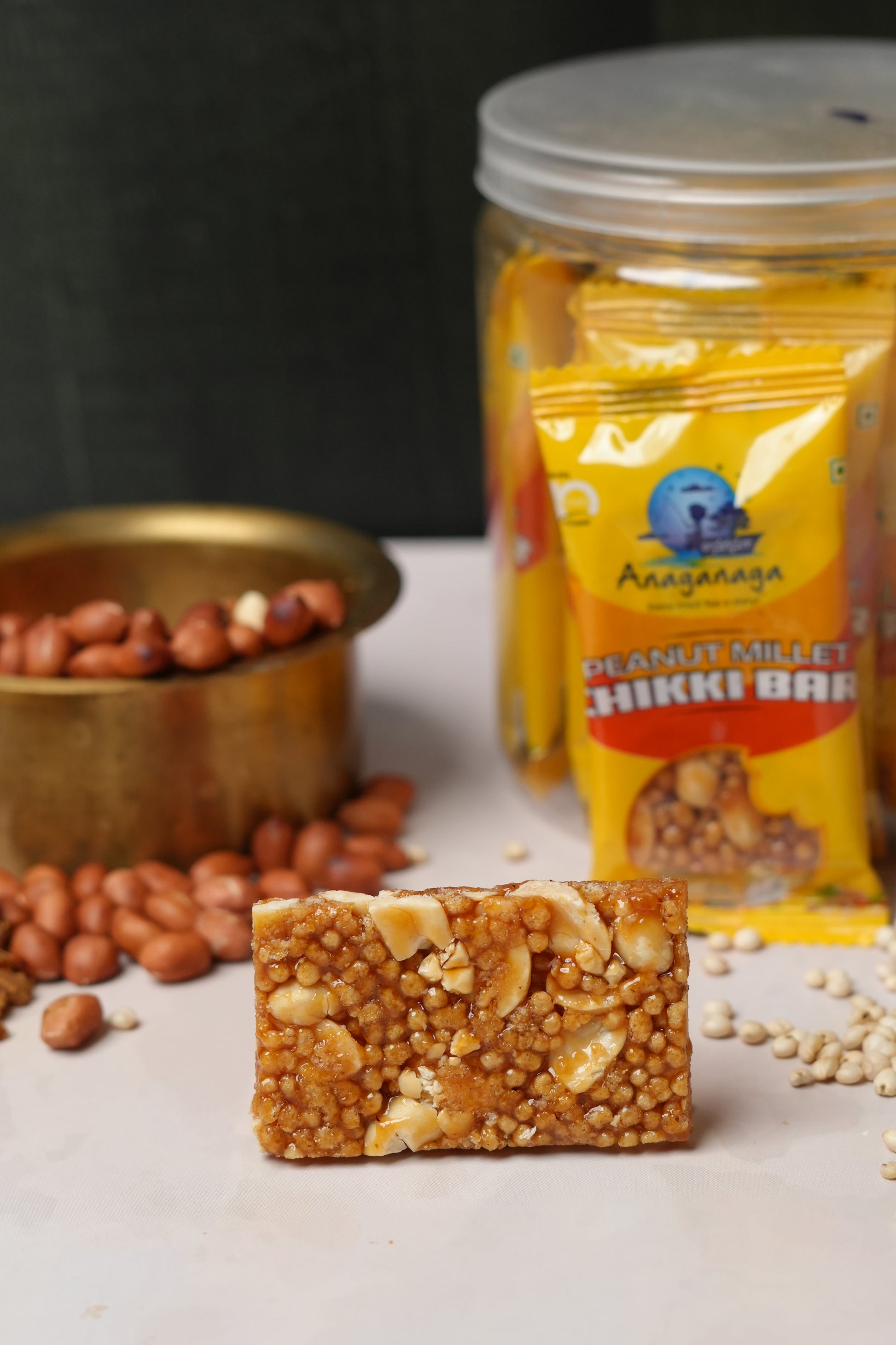 Peanut Millet Chikki (Pack of 15)