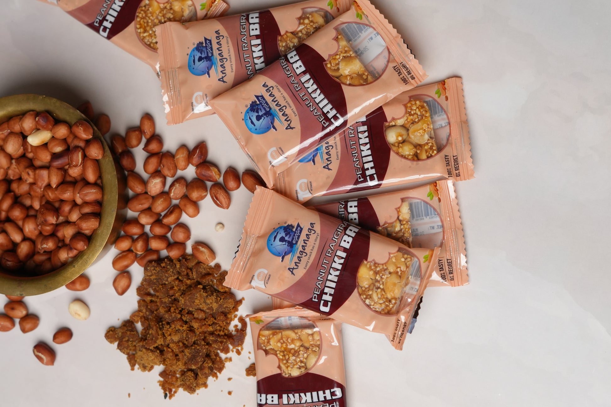 Peanut rajgira chikki(Pack of 15)