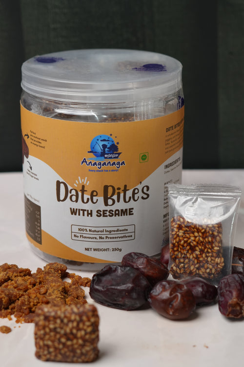 Date Bites -Sesame(250gms Jar)