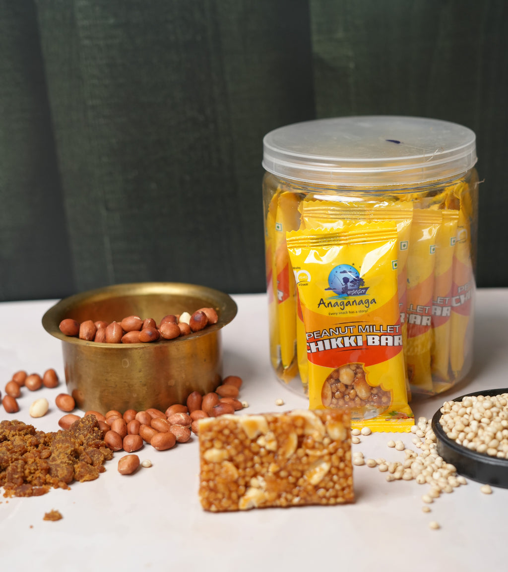 Peanut Millet Chikki (Pack of 15)