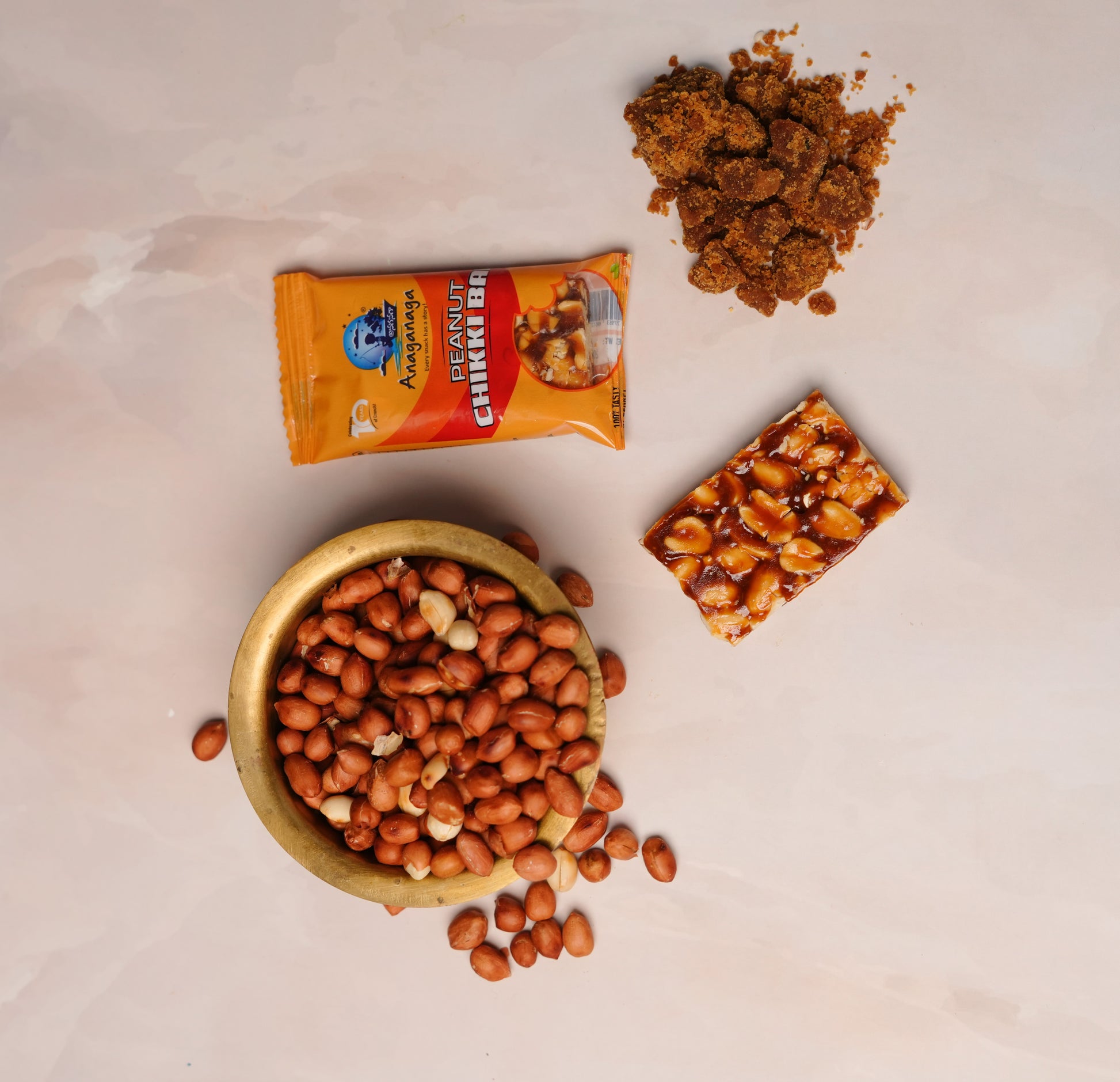 Peanut Chikki (Pack of 15) – Healthy Indian Sweet