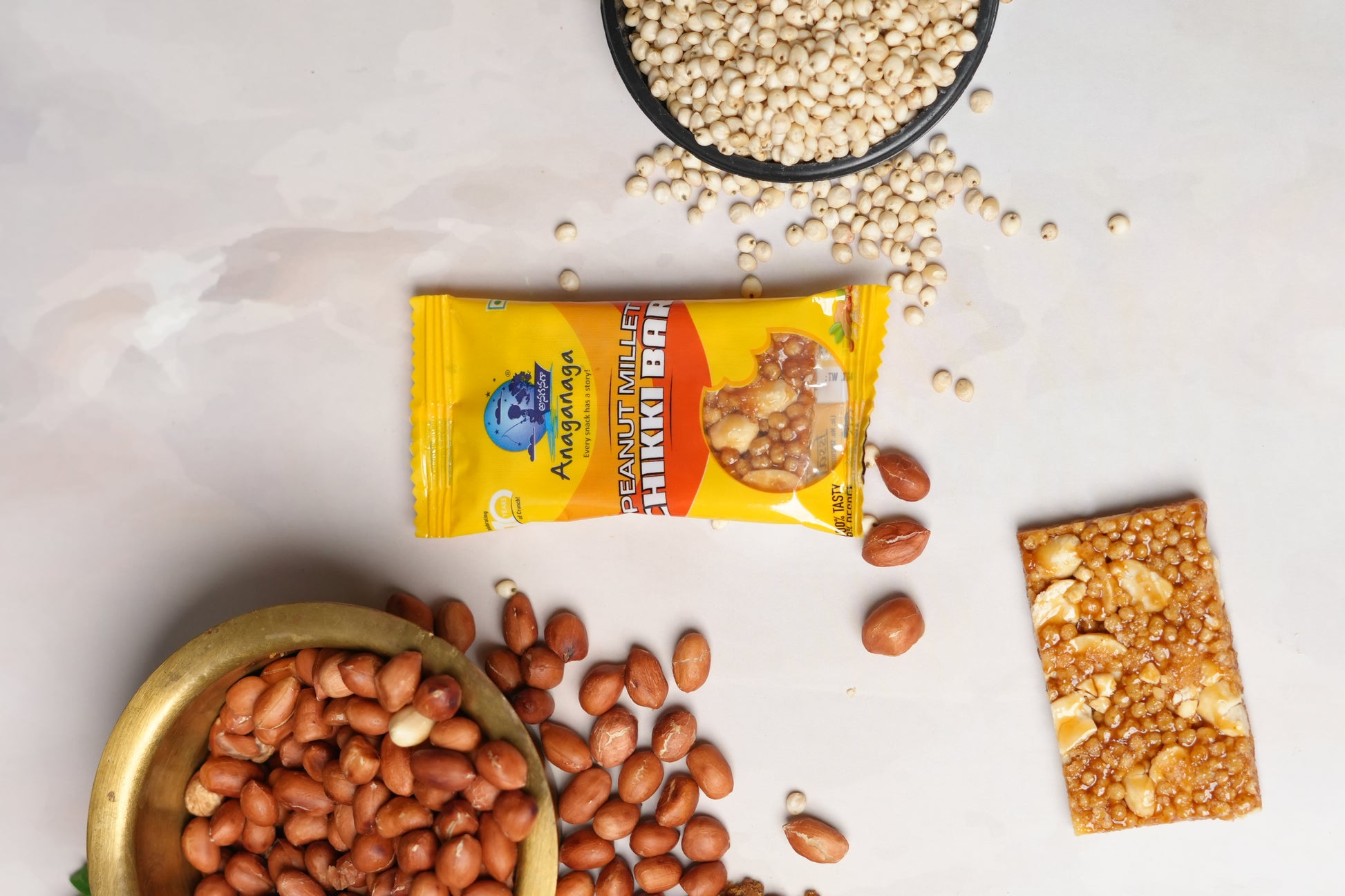 Peanut Millet Chikki (Pack of 15)