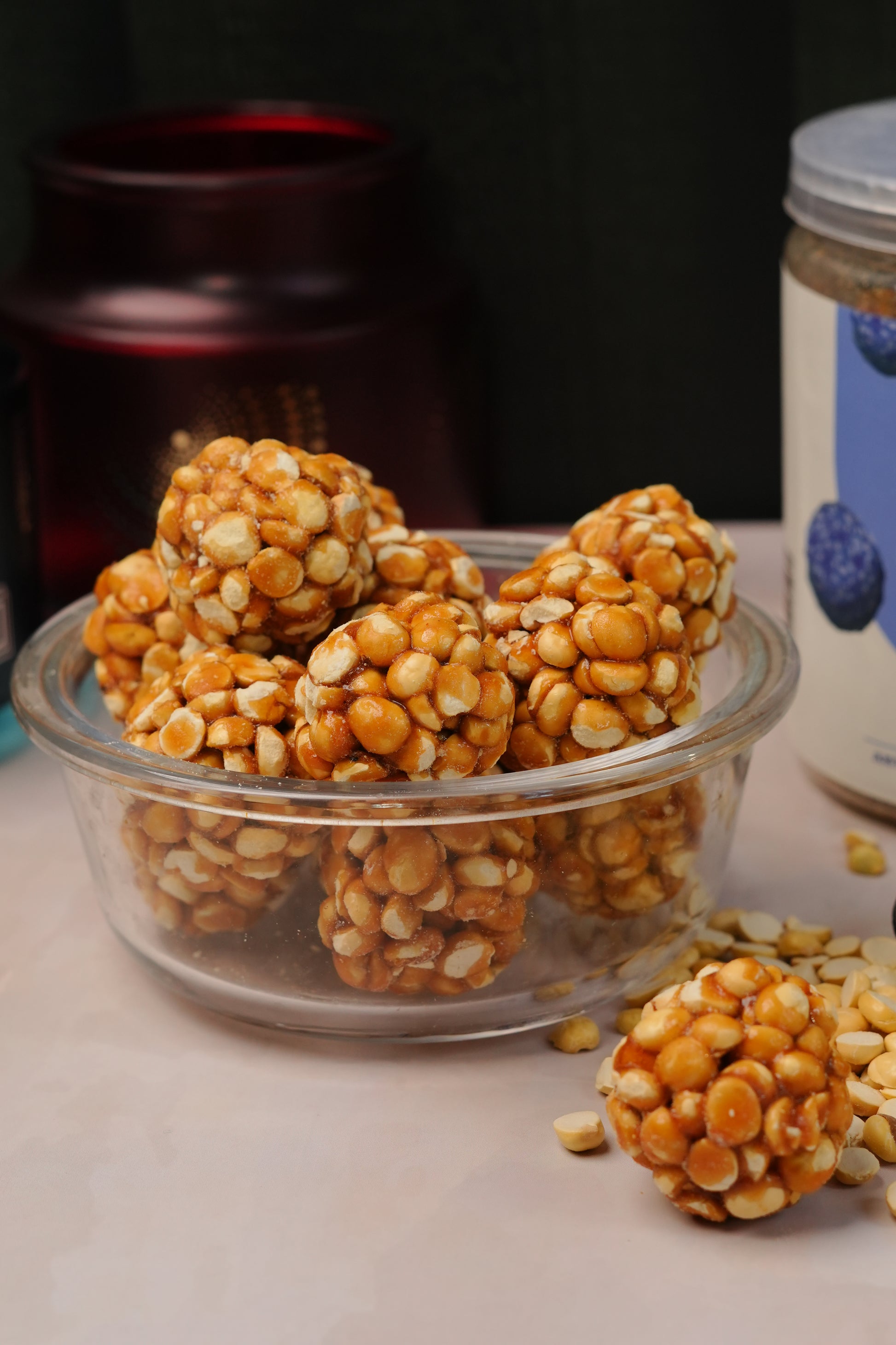 Friedgram Laddu (300gms Jar)