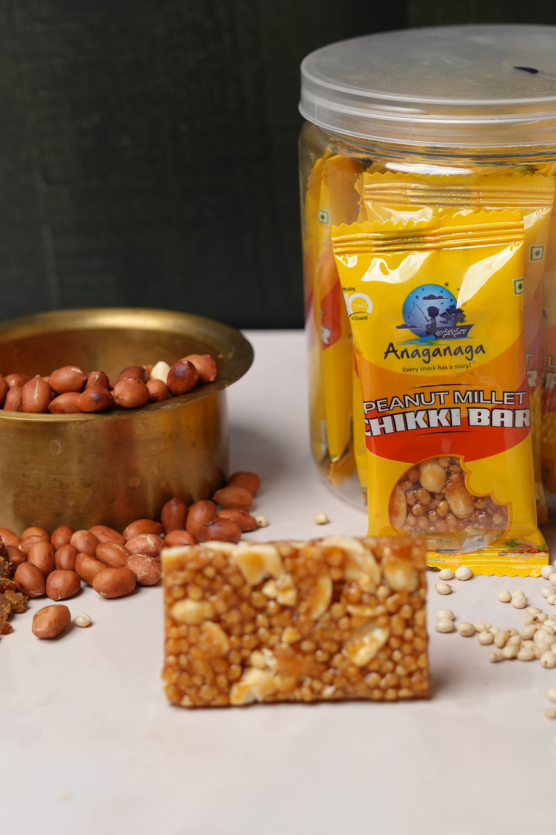 Peanut Millet Chikki (Pack of 15)
