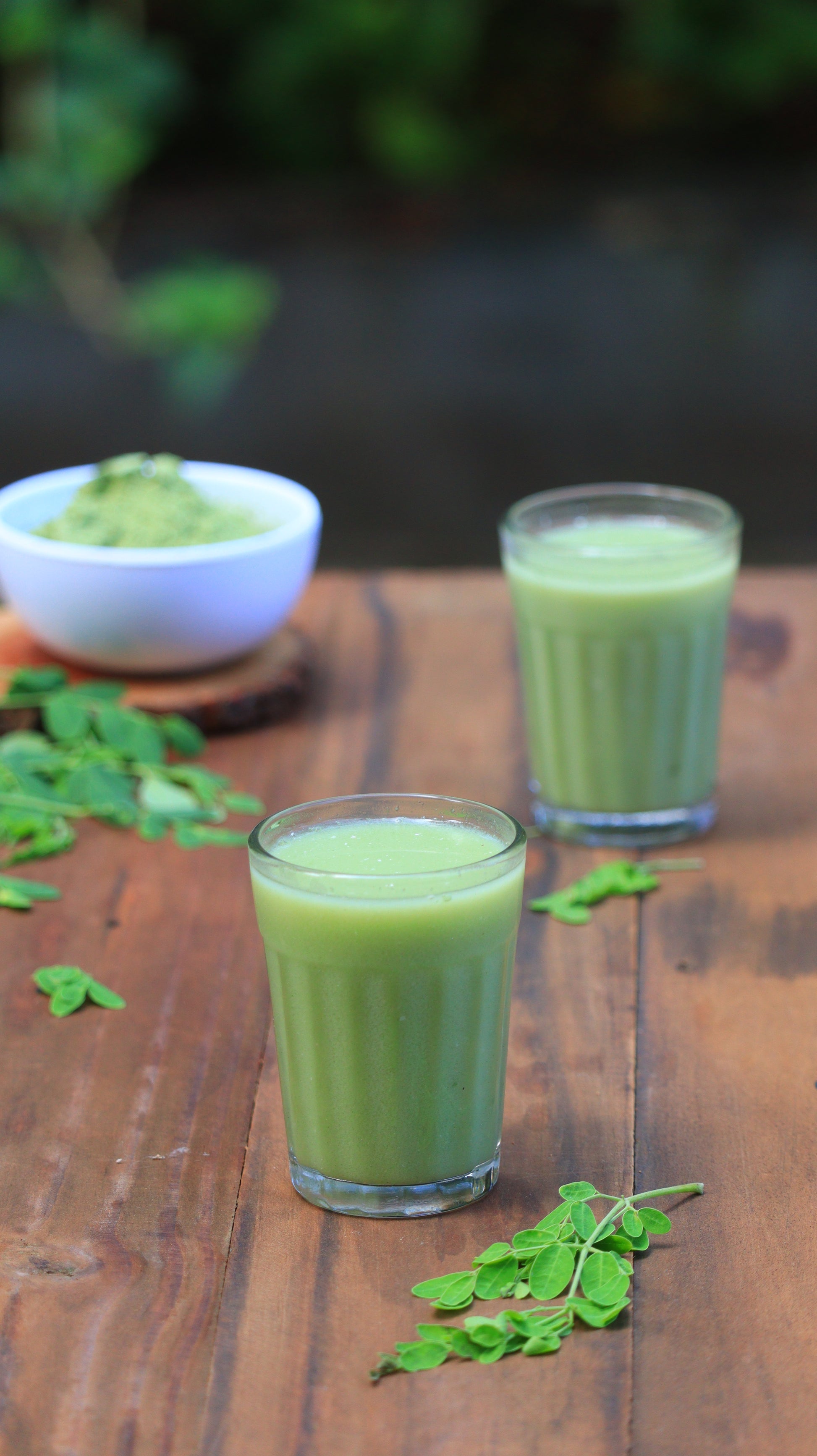 Raw Moringa Leaf Powder (Drumstick Leaf / Munagaku Powder)