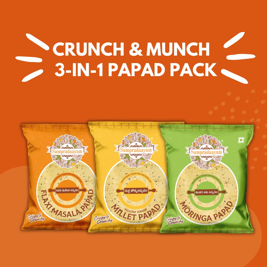 Crunch & Munch – 3-in-1 Papad Pack