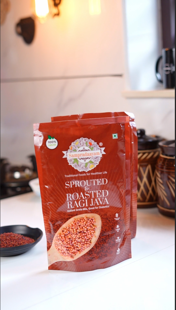 Sprouted & Roasted Ragi Java(400gms Pack)