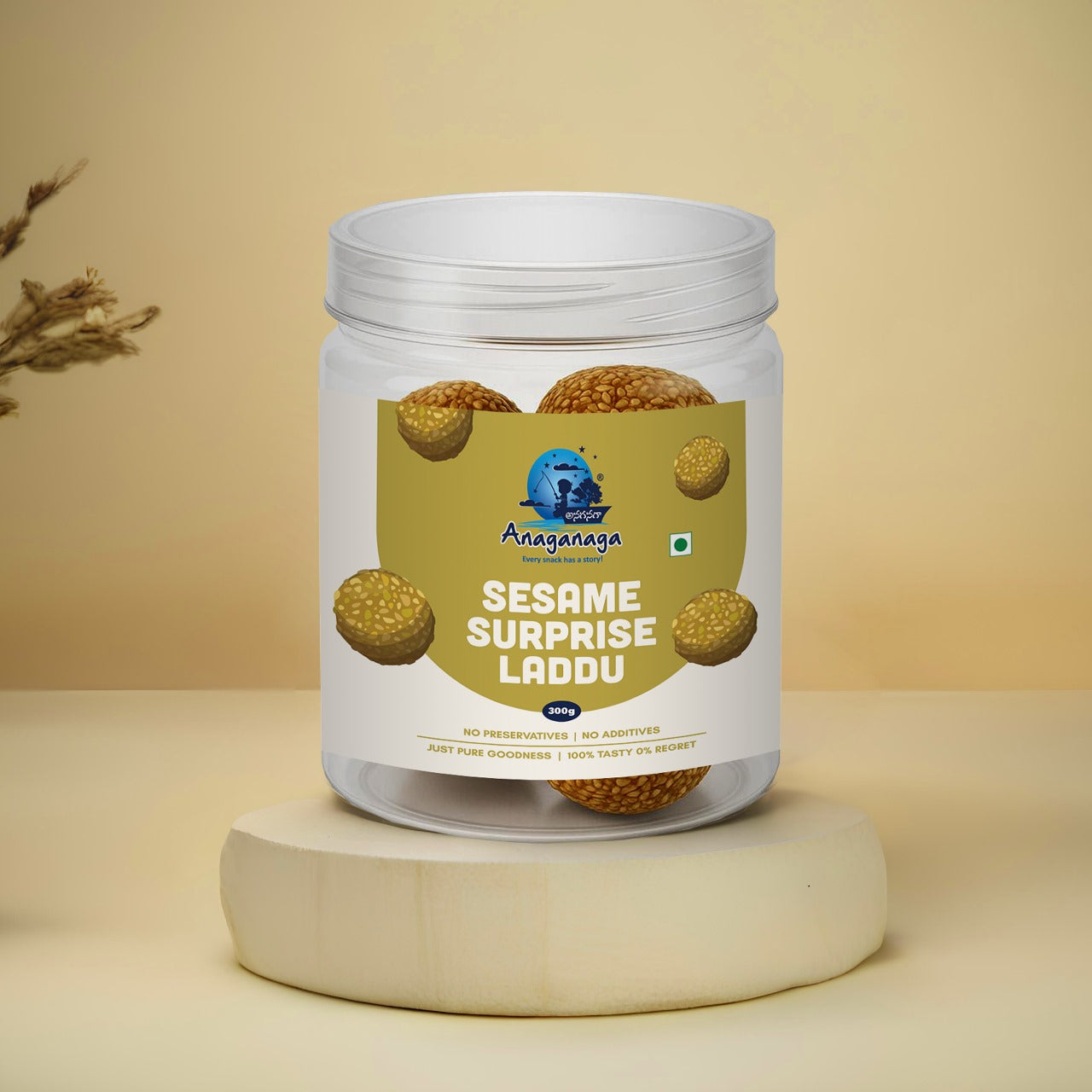 Sesame Surprise Laddus(300gms Jar)